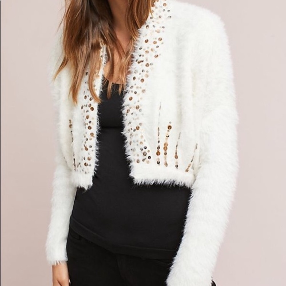 Anthropologie crop sweater